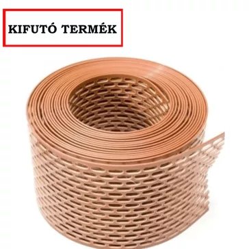   Bramac Műanyag Rovarháló- Szellőzőszalag VÖRÖS 10cm széles 5m/tekercs