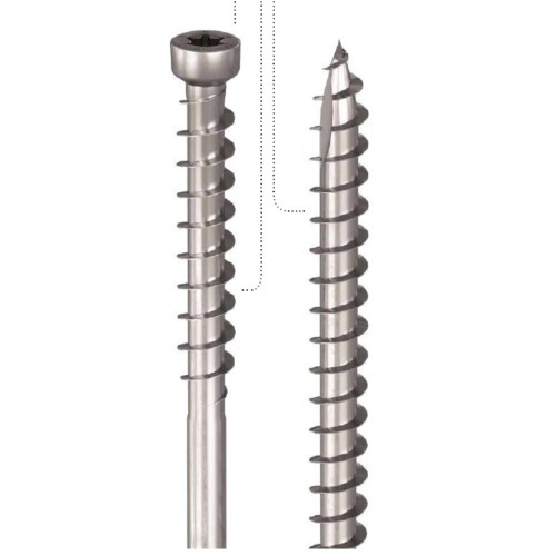 EJOT tetőépítő csavar Manzárd Grafit szigeteléshez átm.8mm / 165 - 472 mm