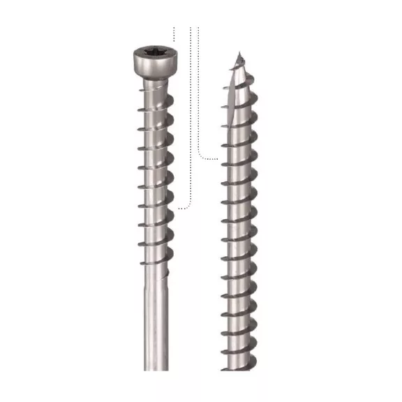 EJOT tetőépítő csavar Manzárd Grafit szigeteléshez átm. 8mm x 195 mm EJOT tetőépítő csavar Manzárd Grafit szigeteléshez átm. 8mm x 195 mm