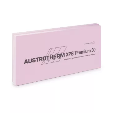   Austrotherm XPS PREMIUM 30 SF sima felülettel, lépcsős élképzéssel  --  4 cm - 32 cm