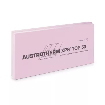   Austrotherm XPS TOP 50 SF sima felülettel, lépcsős élképzéssel -- 4 cm - 40 cm