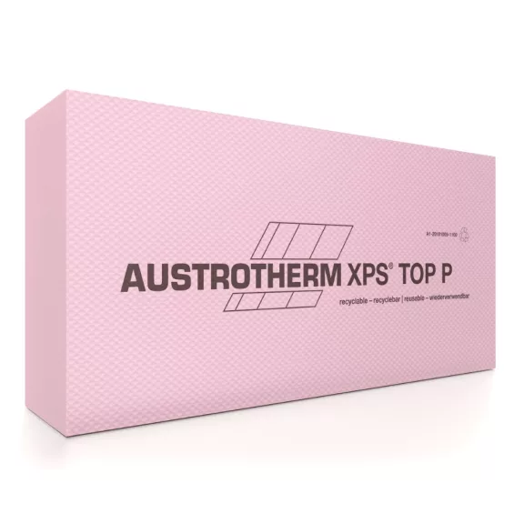 Austrotherm XPS TOP P lábazati szigetelés -- 60 cm x 125 cm -- sima élképzéssel - bordázott felülettel -- 10 cm Austrotherm XPS TOP P lábazati szigetelés -- 60 cm x 125 cm -- sima élképzéssel - bordázott felülettel -- 10 cm