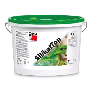   Baumit SilikatTop páraáteresztő vakolat kőzetgyapothoz -- 25kg/vödör