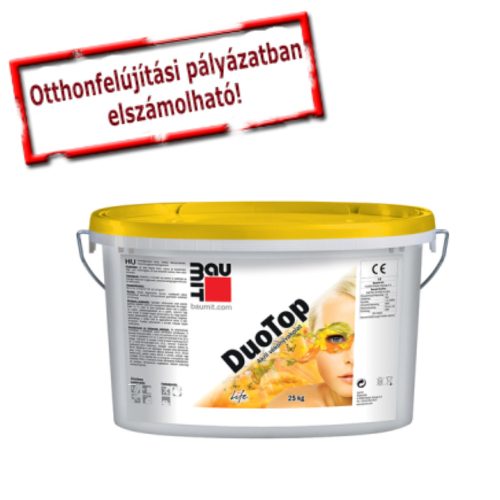 Baumit DuoTop 2.színcsoport műgyanta kötőanyagú Kapart 1,5mm homlokzati vakolat  - 25kg/vödör