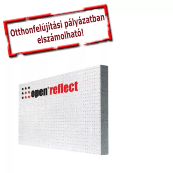 Baumit openReflect grafitos páraáteresztő homlokzati hőszigetelés Reflex bevonattal -- 15 cm Baumit openReflect grafitos páraáteresztő homlokzati hőszigetelés Reflex bevonattal -- 15 cm