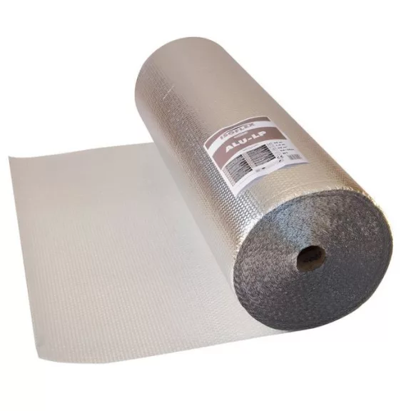 Masterplast ISOFLEX ALU-LP ERŐSÍTETT hőtükrös légbuborékos párazáró fólia padlófűtéshez 60m2/tekercs Masterplast ISOFLEX ALU-LP ERŐSÍTETT hőtükrös légbuborékos párazáró fólia padlófűtéshez 60m2/tekercs