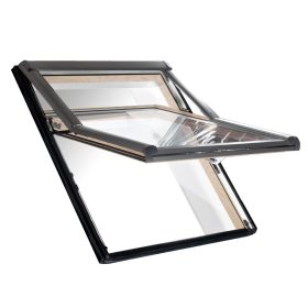   .Roto WDF R79 H WD felső harmadban billenő fa tetőtéri ablak 3 rétegű üvegezéssel