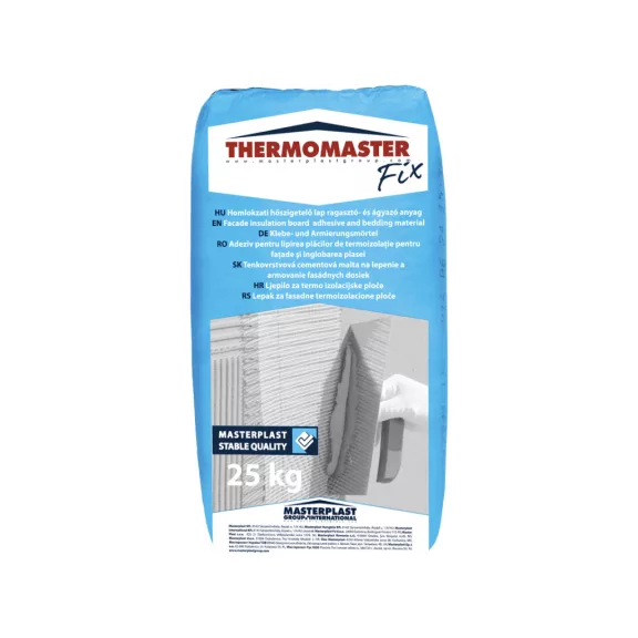 THERMOMASTER FIX ragasztó homlokzati EPS FEHÉR ragasztáshoz - 25kg/zsák THERMOMASTER FIX ragasztó homlokzati EPS FEHÉR ragasztáshoz - 25kg/zsák