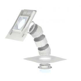 VELUX TLR merev csöves fénycsatorna sík 37x37 cm Ø25 cm