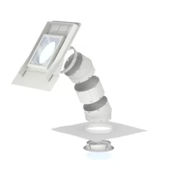 VELUX TLR merev csöves fénycsatorna sík 37x37 cm Ø25 cm