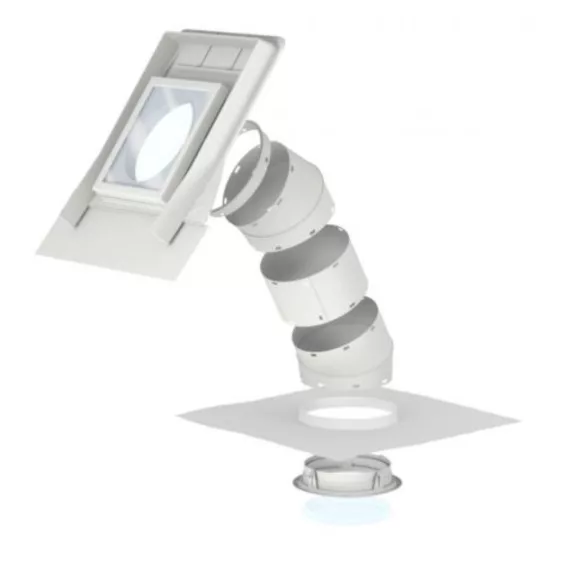 VELUX TWR merev csöves fénycsatorna profilos 37x37 cm Ø25 cm VELUX TWR merev csöves fénycsatorna profilos 37x37 cm Ø25 cm