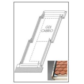 Velux GDL CABRIO tetőerkély burkolókeret 