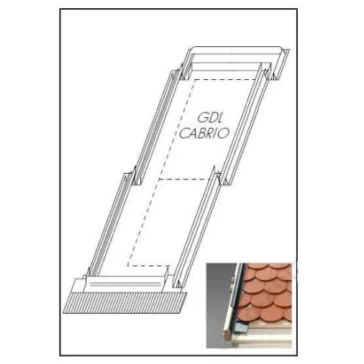 Velux GDL CABRIO tetőerkély burkolókeret 