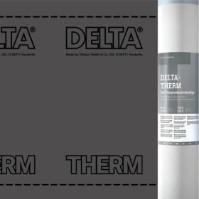   DÖRKEN Delta Therm Plus páraáteresző tetőfólia ragasztósávval fémlemez fedés alá - 75m2/tekercs