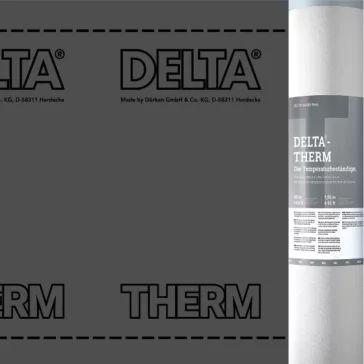   DÖRKEN Delta Therm Plus páraáteresző tetőfólia ragasztósávval fémlemez fedés alá - 75m2/tekercs